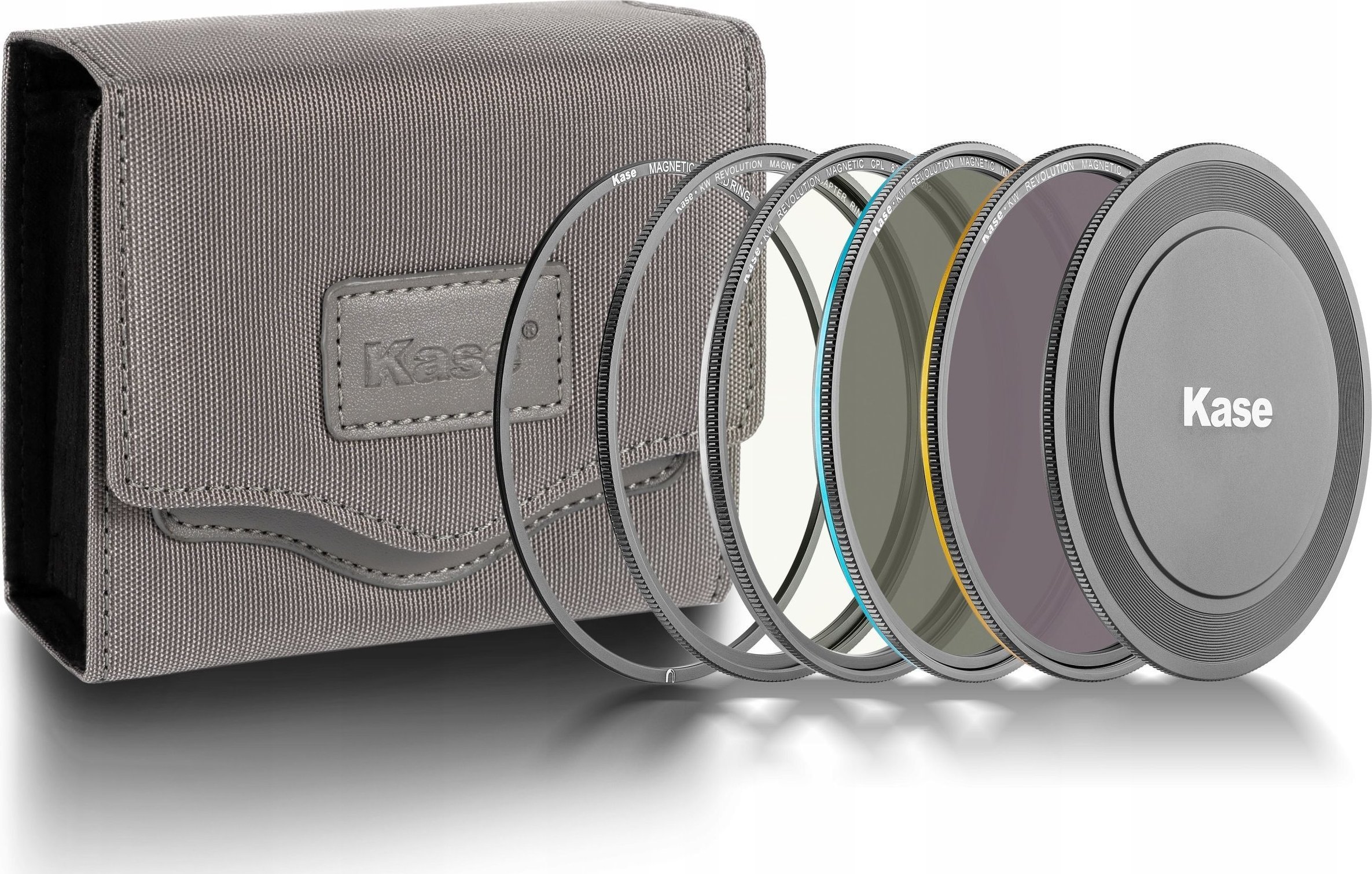 Zestaw Filtrów 77mm 77 mm Kase CPL ND8 ND64 Magnetyczne na Magnes + Dekielek / 1118100001