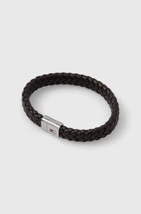 Tommy Hilfiger bransoletka skórzana męska - Bransolety męskie - miniaturka - grafika 1