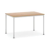 Stoły - B2B Partner Stoły kuchenne - kwadratowe nogi, jasnoszara konstrukcja 555201 - miniaturka - grafika 1