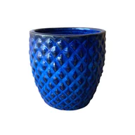 Donice - Donica szkliwiona Blue Porto XS - miniaturka - grafika 1