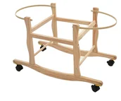 Łóżeczka i kojce - BIEGUNY PŁOZY I KOŁA 2w1 STELAŻ DO KOŁYSKI KOSZ MOJŻESZA - REGULOWANY - miniaturka - grafika 1