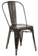 Krzesła - D2.Design Krzesło Paris w kolorze metalu DK-41329 DK-41329 - miniaturka - grafika 1