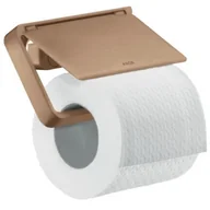 Stojaki i wieszaki na papier toaletowy - Axor Universal uchwyt na papier toaletowy ścienny czerwone złoto szczotkowane 42836310 - miniaturka - grafika 1