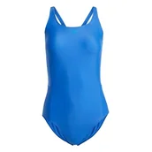 Stroje kąpielowe - adidas Damski strój kąpielowy Mid 3 Stripes 32, Team Royal Niebieski/Jasny Królewski, 164 - miniaturka - grafika 1