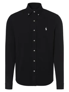 Polo Ralph Lauren Koszula męska Mężczyźni Regular Fit Bawełna niebieski jednolity button down, M - Koszule męskie - miniaturka - grafika 1