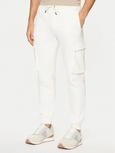 Guess Spodnie materiałowe Z4YB08 K9V31 Écru Regular Fit - Spodnie męskie - miniaturka - grafika 1