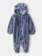 Pajacyki dla niemowląt - carter's Kombinezon polarowy w kolorze niebieskim - miniaturka - grafika 1