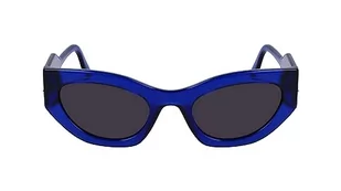 KARL LAGERFELD Damskie okulary przeciwsłoneczne KL6122S, jasnoniebieskie, jeden rozmiar, Jasnoniebieski, Rozmiar uniwersalny - Okulary przeciwsłoneczne - miniaturka - grafika 1