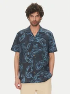 Koszule męskie - Liu Jo Koszula QA5103 T1999 M9542 Granatowy Regular Fit - miniaturka - grafika 1