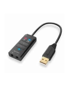 Sharkoon Sharkoon SB1 USB Soundcard + Equalizer - Karty dźwiękowe - miniaturka - grafika 1