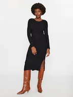 Sukienki - Vero Moda Sukienka dzianinowa 10291686 Czarny Bodycon Fit - miniaturka - grafika 1