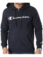 Bluzy męskie - BLUZA męska CHAMPION z kapturem 220255-BS501 ciepła bawełniana na zamek XL - miniaturka - grafika 1