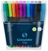 Długopisy - Długopisy Vizz M 10 kolorów - Schneider - miniaturka - grafika 1