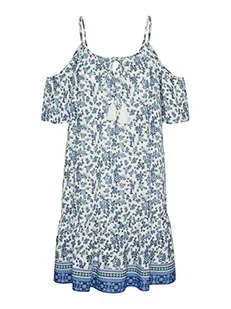 VERO MODA Sukienka damska, Dazzling Blue/Aop:mira, S - Sukienki - miniaturka - grafika 1