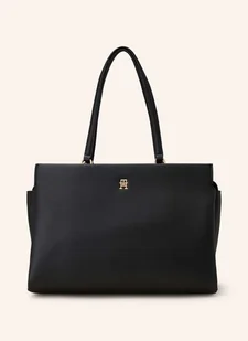 Tommy Hilfiger Torba Shopper Legacy Tote schwarz - Torebki damskie - miniaturka - grafika 1