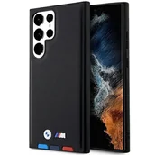 Etui i futerały do telefonów - Etui BMW BMHCS23L22PTDK do Samsung Galaxy S23 Ultra S918 Leather Stamp Tricolor czarny/black - miniaturka - grafika 1