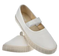 Trampki damskie - Tenisówki damskie Big star Shoes NN274601 biały - miniaturka - grafika 1