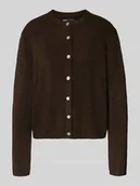 Swetry damskie - Kurtka z dzianiny o luźnym kroju z listwą guzikową model ‘SIMONI’ - miniaturka - grafika 1