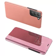 Etui i futerały do telefonów - Clear View Case futerał etui z klapką LG K62 / K52 / K42 różowy - miniaturka - grafika 1