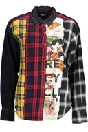 Koszule damskie - DESIGUAL KOSZULA Z DŁUGIM RĘKAWEM DAMSKA CZARNA - miniaturka - grafika 1