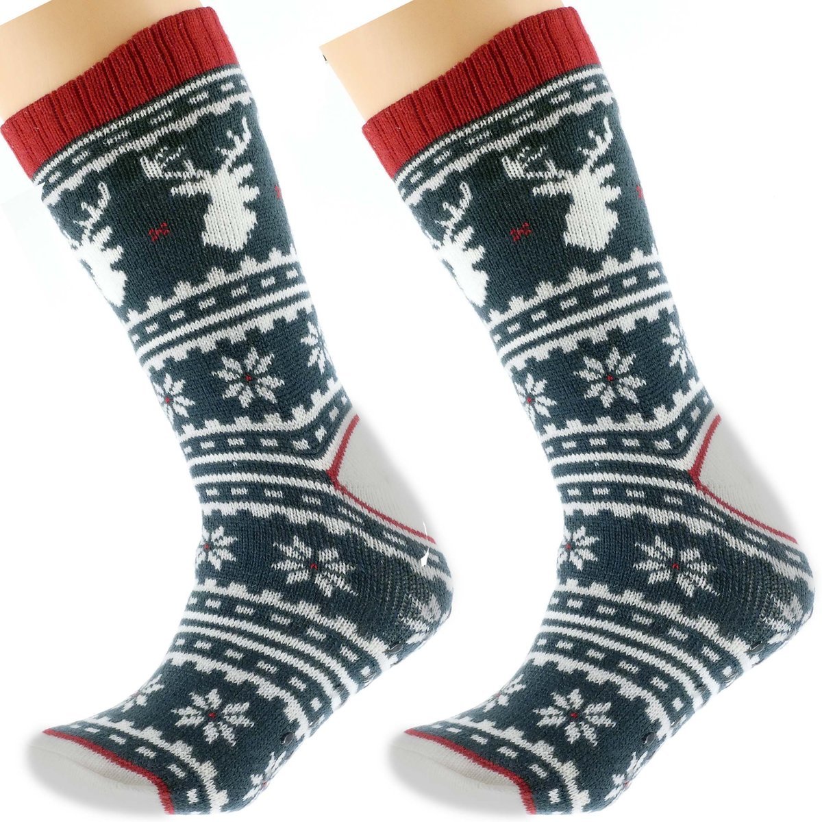 Skarpetki Męskie Norweskie - Grube, Zimowe, 41-46