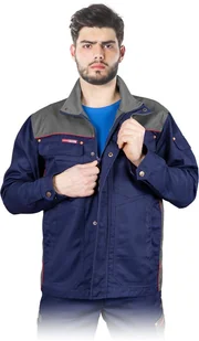 BLUZA OCHRONNA REIS BF; GRANATOWO-SZARY (XXXL) - Odzież robocza - miniaturka - grafika 1
