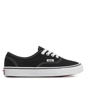 Trampki damskie - Tenisówki Vans Authentic VN000EE3BLK1 Czarny - miniaturka - grafika 1