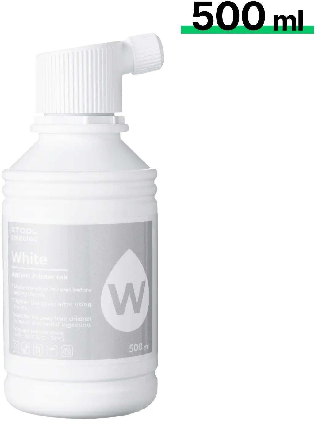 Tusz xTool xTool Selected Apparel Printer Ink - White 500 ml P5020891