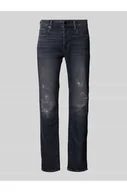 Spodnie męskie - Jeansy o kroju slim fit z przetarciami - G-Star Raw - miniaturka - grafika 1