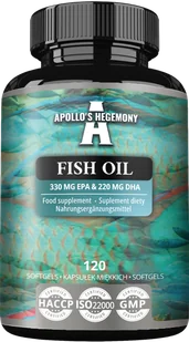 APOLLO'S HEGEMONY FISH OIL 1000 MG KWASY OMEGA-3 + WITAMINA E 120 KAPSUŁEK - Suplementy naturalne - miniaturka - grafika 1