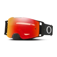 Gogle i okulary motocyklowe - Gogle Cross Oakley Front Line M Czarny Metaliczny Szary - miniaturka - grafika 1