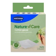 Apteczki i materiały opatrunkowe - HARTMANN Nature Care Naturalne kompresy bawełniane 7,5x7,5cm, 5x2 szt. - >>> DARMOWA od 59zł<<< 24h !!! - miniaturka - grafika 1