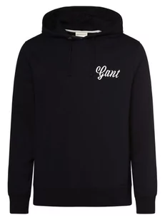 Gant - Męska bluza z kapturem, niebieski - Bluzy męskie - miniaturka - grafika 1