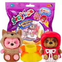 Czerwony Kapturek+Wilk+żółta sukienka księżniczki - Figurki dla dzieci - miniaturka - grafika 1