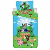 Pościel dla dzieci - Minecraft Outdoor Mobs pościel bawełniana 140x200 70x90 - miniaturka - grafika 1