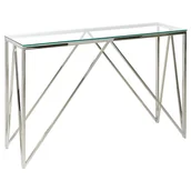 Konsole i sekretarzyki - Konsola Szklana Srebrna Weso - miniaturka - grafika 1