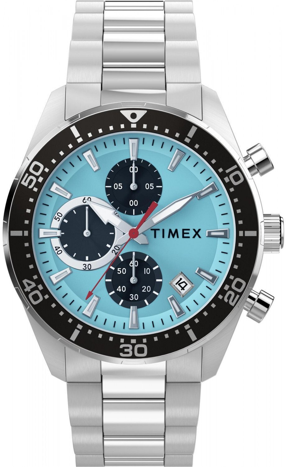 Zegarek Timex Zegarek męski Timex TW2Y62200 srebrny