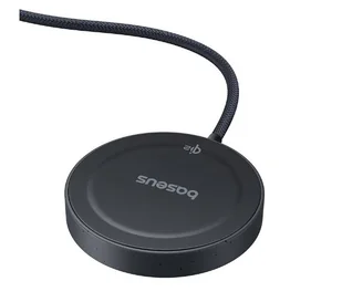 Baseus Simple Mini4 Qi2 15W Czarny - Ładowarki do telefonów - miniaturka - grafika 1
