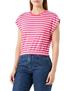 ONLY Kobiety ONLMAY S/S Cropped Box JRS Top, Shocking Pink, XL, Shocking Pink, XL - Koszulki i topy damskie - miniaturka - grafika 1