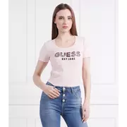 Koszulki i topy damskie - GUESS T-shirt | Regular Fit - miniaturka - grafika 1