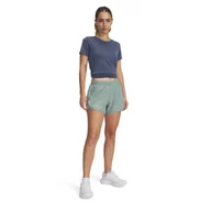 Spodenki damskie - Damskie spodenki do biegania Under Armour UA Fly By 3\'\' Shorts - zielone - miniaturka - grafika 1