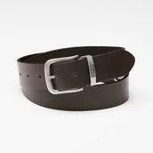 Paski - Brązowy Skórzany Pasek Big Star Męski Elegancki - miniaturka - grafika 1