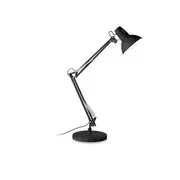 Lampy stojące - Ideal Lux Lampa stołowa WALLY TL1 TOTAL czarna 265278 265278/IL - miniaturka - grafika 1