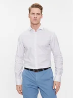 Koszule męskie - Boss Koszula H-HANK-spread 50508759 Biały Slim Fit - miniaturka - grafika 1