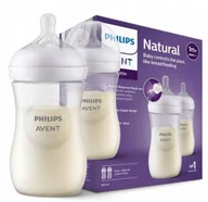 Butelki dla niemowląt - SCY903/02 BUTELKA RESPONSYWNA NATURAL 2x260ML - miniaturka - grafika 1