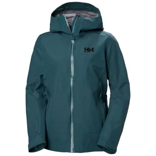 Helly Hansen Blaze 3L, kurtka hard shell, damskie, ciemnozielony - Kurtki i kamizelki sportowe damskie - miniaturka - grafika 1
