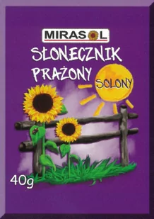 Słonecznik Niełuskany Prażony Solony 40G - Chipsy - miniaturka - grafika 1