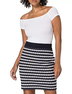 Tommy Hilfiger Damska spódnica w kratkę nad kolano, Med Gingham/pustyni niebo, Ecru Chk, 3XL - Spódnice - miniaturka - grafika 1