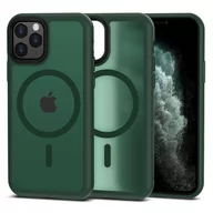 Etui i futerały do telefonów - Etui IPHONE 11 PRO Tech-Protect Magmat MagSafe Matte zielone - miniaturka - grafika 1