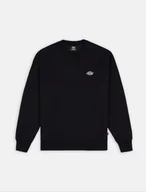 Bluzy męskie - felpa uomo dickies summerdale sweatshirt - dk0a4y6q black - miniaturka - grafika 1